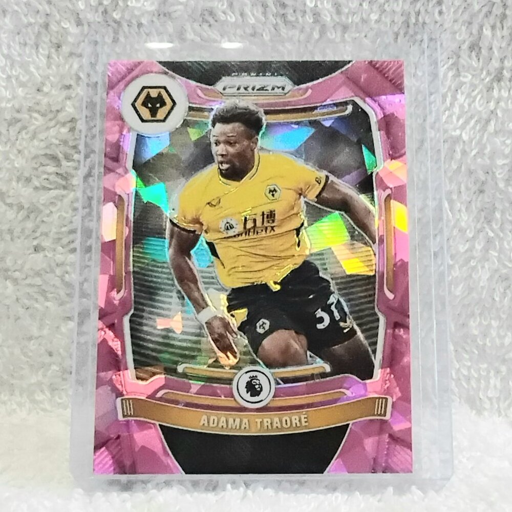 5/$20 Mint 2021/22 Panini Prizm Adama Treore Pink Prizm Soccer Card 56!!